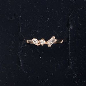 SWAROVSKI Frisson Mixed Cuts Rose-Gold Plated Ring